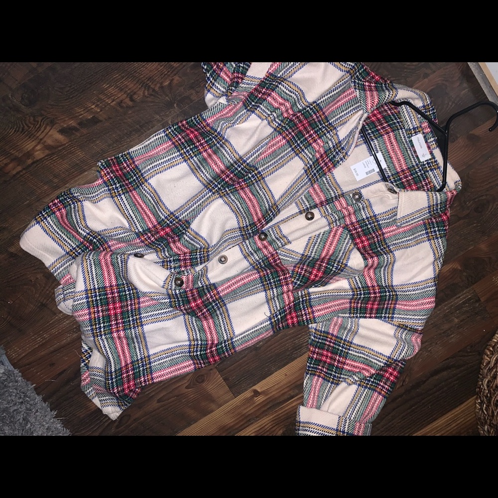Oversized button up flannel!
